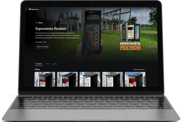 Especilista Pextron, um treinamento de parametrização de relés de proteção pextron destinado a Engenheiros Eletricistas, Eletrotécnicos e Eletricistas.